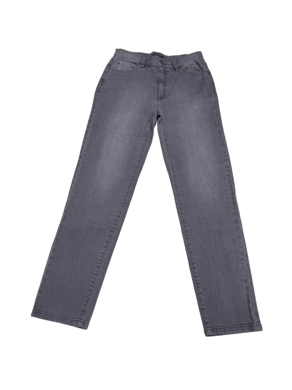 Eileen Fisher Women's Organic Cotton Blend Gray Stretch Denim Pants, Size XS